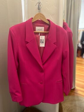 Frame Denim Pink Blazer